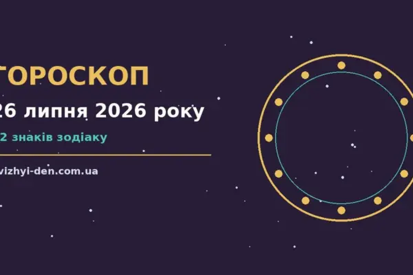 Гороскоп на 26 липня 2026 року: головні підказки дня для роботи, дому й кохання
