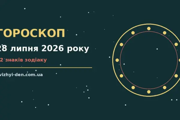 Гороскоп на 28 липня 2026 року: головні підказки дня для роботи, дому й кохання
