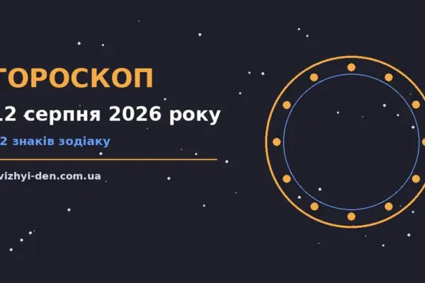Гороскоп на 12 серпня 2026 року: головні підказки дня для роботи, дому й кохання