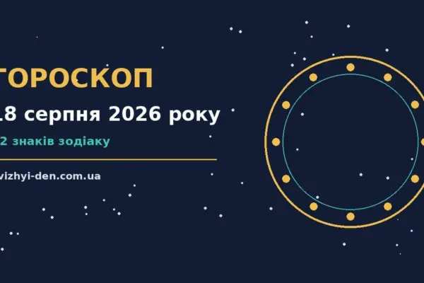 Гороскоп на 18 серпня 2026 року: головні підказки дня для роботи, дому й кохання
