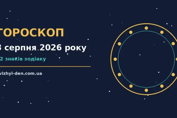 Гороскоп на 8 серпня 2026 року: головні підказки дня для роботи, дому й кохання
